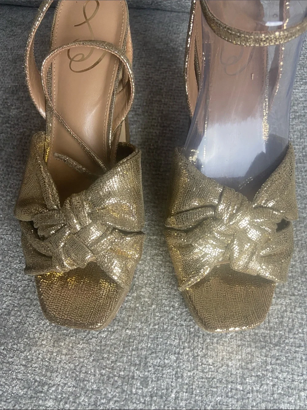 Sam Edelman sparkling gold